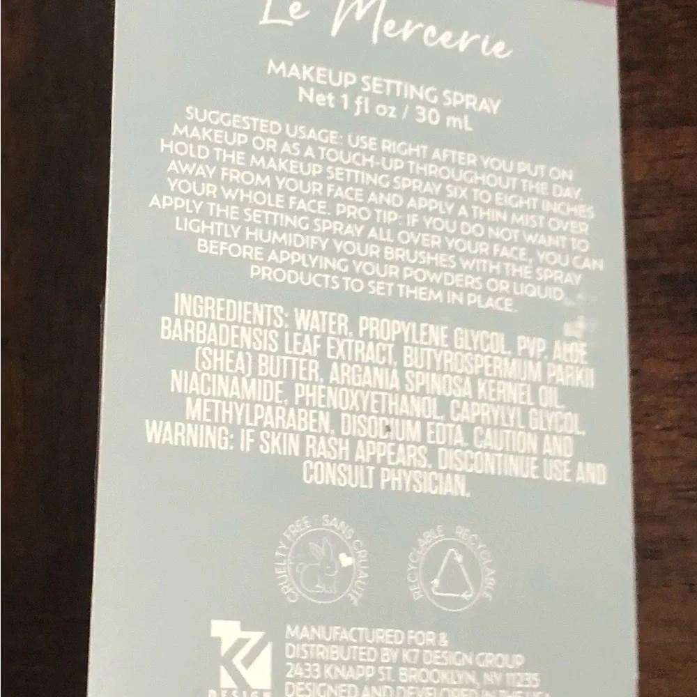 Makeup Setting Spray Last All Day. 1 fl oz